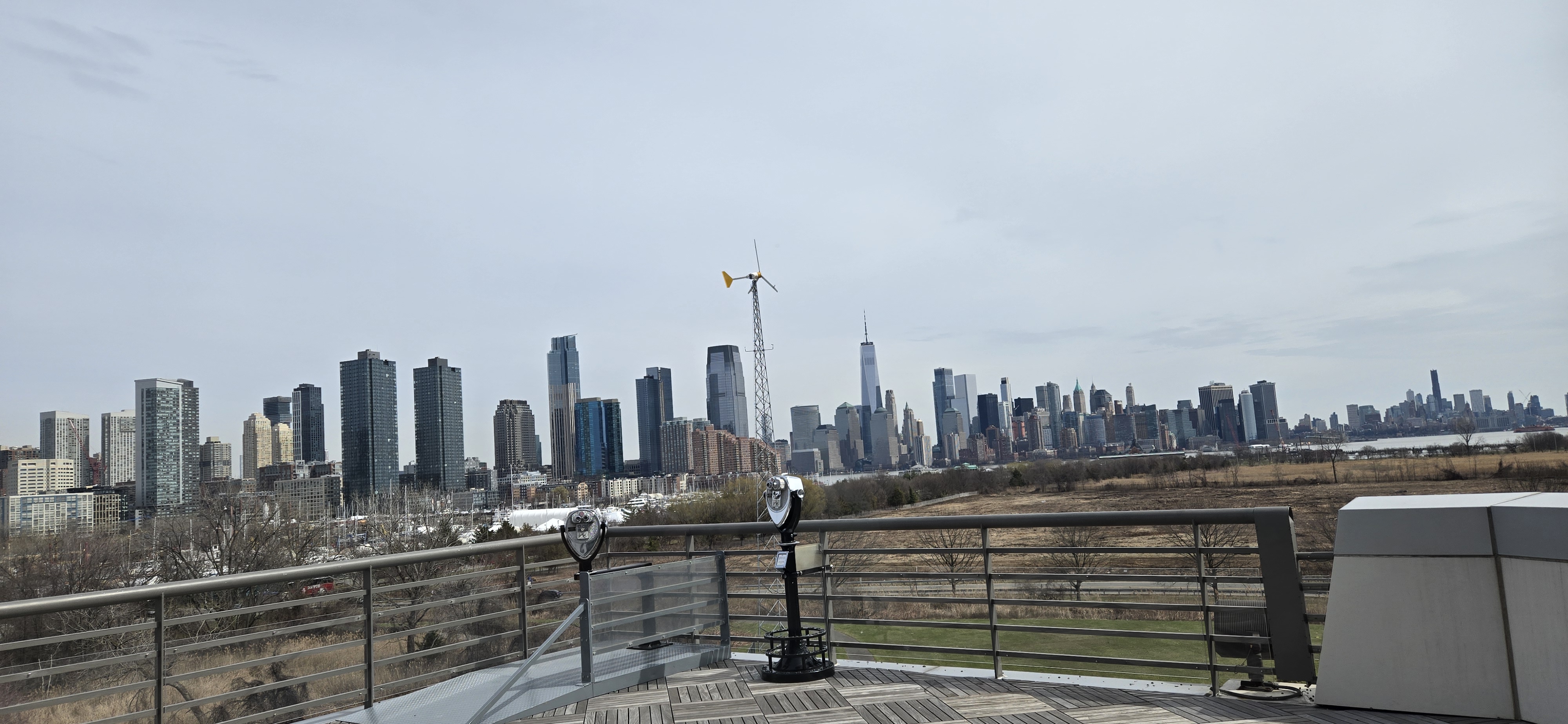 Skyline view from Liberty Science Center